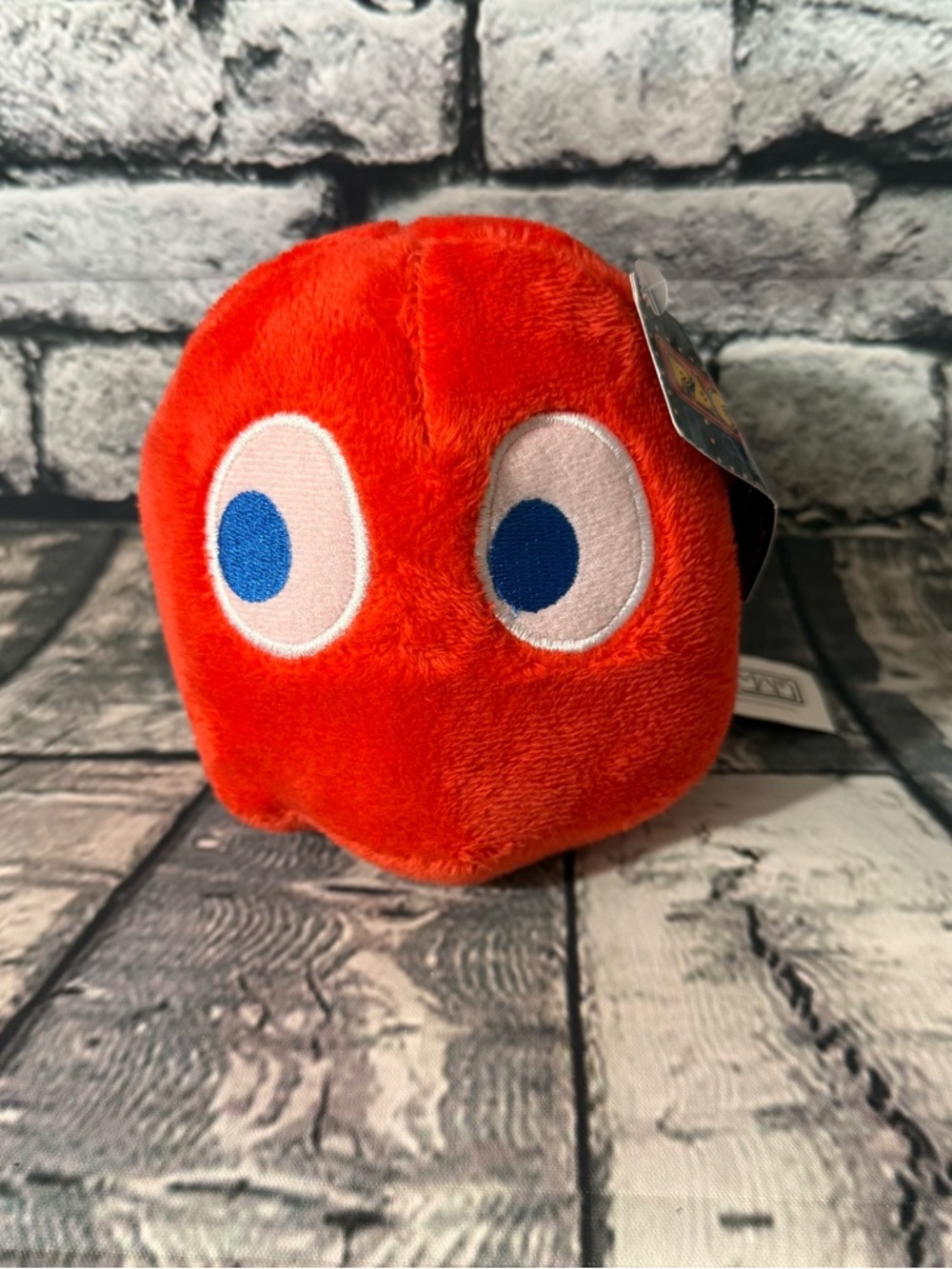 Toy Factory 2025 Bandai Namco Ms PAC Man Red Ghost Plush Toy NWT (GMPL-01)